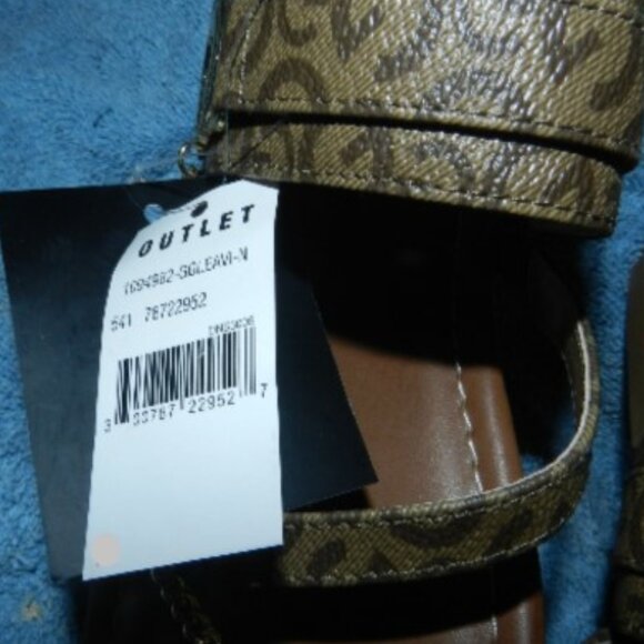 GBG Los Angeles Leather G Buckle Logo Toe ring Slide Sandals🆕FAST😮‍💨⚡🚚 - Picture 14 of 16